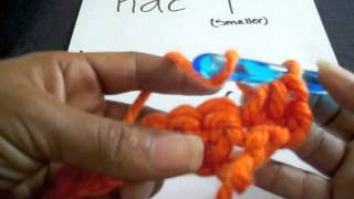 Lesson One in Crochet.  Basic stitches and Symbols for beginners.