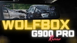WOLFBOX G900 Pro Review – 4K Mirror Dash Cam with 2.5K Rear Camera | Night Test & Real Driving Demo