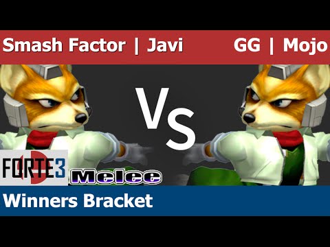 Forte 3 Melee - Smash Factor | Javi (Fox) vs GG | Mojo (Fox) - Winners Bracket