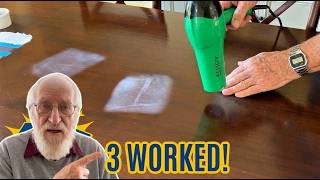 STOP Throwing Out Wood Furniture — A Hair Dryer Removes Heat Stains in 10 Minutes