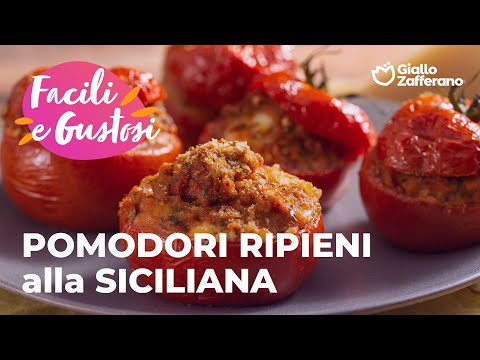 POMODORI RIPIENI alla SICILIANA: il PIATTO PERFETTO dell'ESTATE๐คค๐
๐