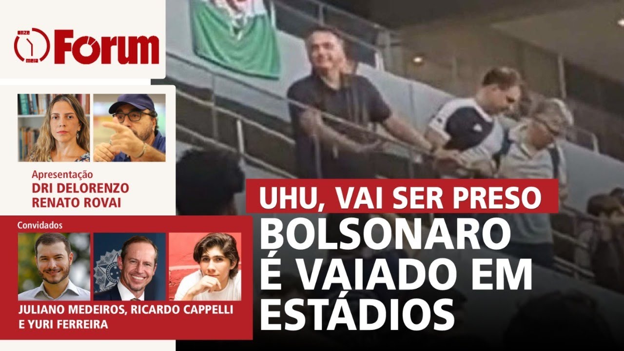 Torcida grita "vai ser preso" a Bolsonaro | A reação do Brasil a tarifas de Trump | 10.02.25
