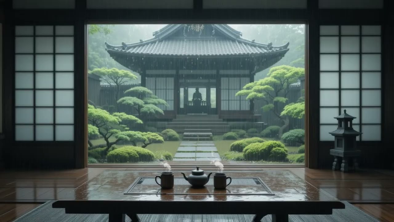 Relaxing Piano Music & Rain Sounds for Deep Sleep, Stress Relief and Focus, Meditation, Calming
