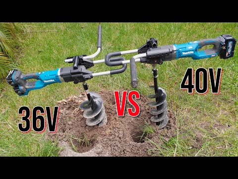 Makita Earth Augers. Makita 40v VS Makita 36v. Which Makes The Best Holes?