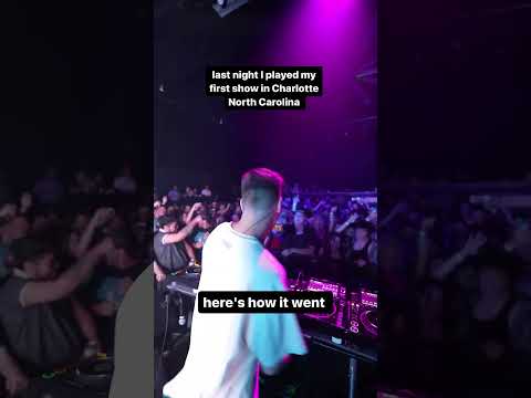 last night I djed in Charlotte NC and it went CRAZY