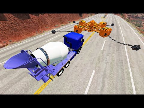 Large Spinner Car Crashes #3 - BeamNG Drive | WATCH T7