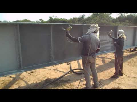 Zinga Film Galvanisation on Indian Railways Girder