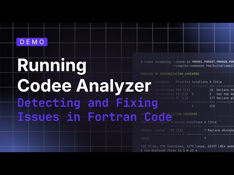 Running Codee Analyzer: Detecting and Fixing Issues in Fortran Code