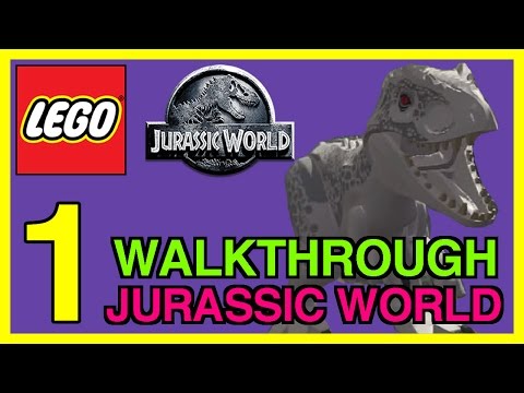 LEGO Jurassic World Walkthrough Gameplay Part 1 - Welcome to Jurassic World (No Commentary)