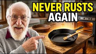 The $3 Trick That NEVER Lets a Cast Iron Pan Die... They Don't Teach This