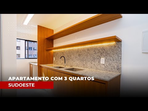Venda | SQSW 104 - Apartamento com 3 quartos - aceita financiamento | Sudoeste