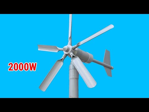 I Made Endless FREE Electricity at Home with My PVC Windmill