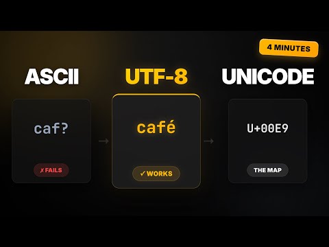 If You Can't Explain UTF 8 vs Unicode, Watch This