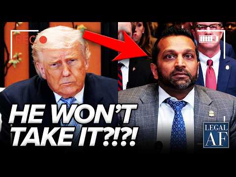 Kash Patel PANICS as He FAILS to Take SOBRIETY TEST