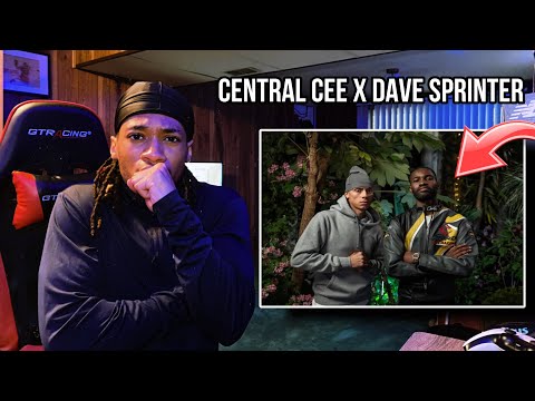 DIS TUFF 🔥REACTION TO CENTRAL CEE X DAVE - SPRINTER (MUSIC VIDEO)
