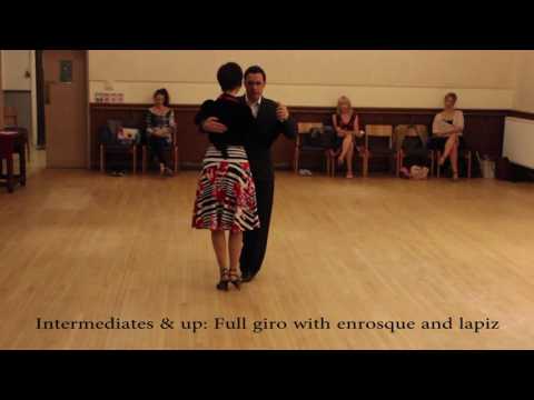Tango directions » Giro with enrosque & lapiz - 28.09.2016
