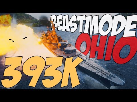Ohio 392K Damage - HARD CARRY SPRİNT - WOWS