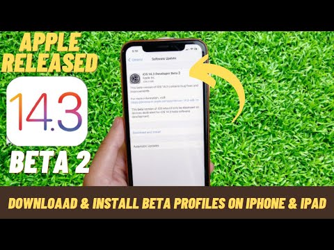 iOS 14.3 Beta 2 Released(Apple Released New Public iOS 14.3 Beta 2)Install iOS 14.3 Beta 2 On iPhone