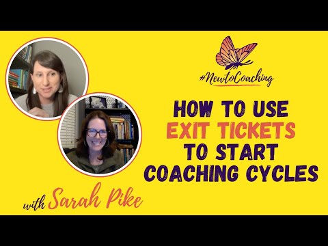 How to Use Exit Tickets to Start Coaching Cycles with Sarah Pike