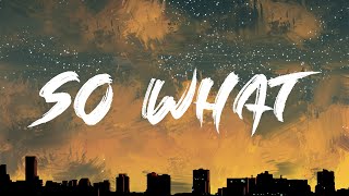 P!nk - So What [Full HD] lyrics
