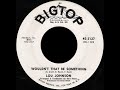 Lou Johnson - Wouldn't that be something