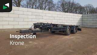 العربات المقطورة شاحنة نقل الحاويات Krone ZW18 2 axles BDF Tandem | صورة 4 - Autoline