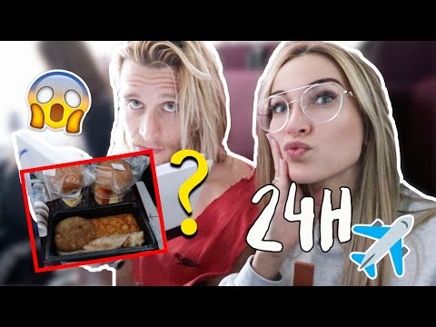 ✈️24 HORAS EN UN AVIÓN 😱¿A DÓNDE NOS VAMOS?🏝️