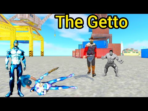 Rope Hero Mafia City Wars | Epic Showdown with | "The Ghetto Villain"👿 |