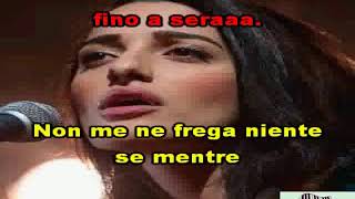 KARAOKE NON ME NE FREGA NIENTE CON CORI - LEVANTE