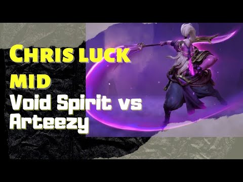 Chris luck | Void Spirit | Mid | Arteezy couldn't do anything | 7.28b | Dota 2