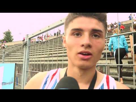Interview Aurelien LARUE  - Championnats de France Jeunes CA JU – 20/07/2018 – Bondoufle
