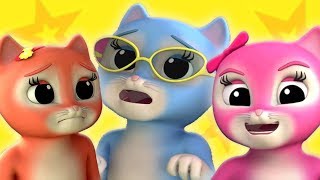 Download lagu tiga anak kucing kecil | 3d sajak pembibitan | Luke Lily Rhymes | Nursery Song | Three Little Kitten mp3