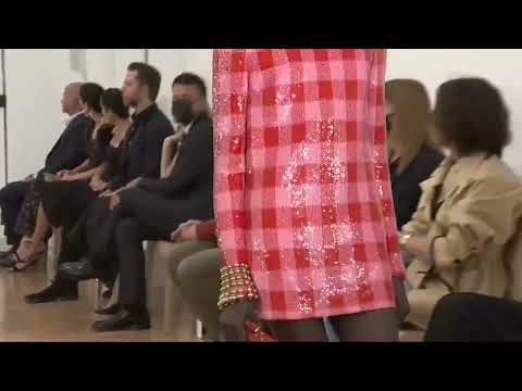 Achenrin Madit Carolina Herrera SS 2022 New York Fashion Week on september 9, 2021