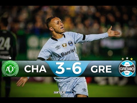 LANCES: CHAPECOENSE 3 X 6 GRÊMIO - BRASILEIRÃO 08/06/2017