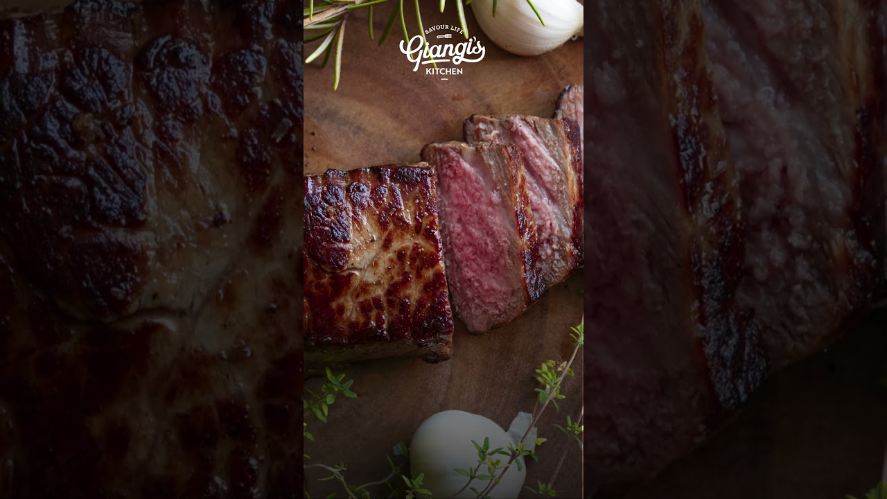 Perfectly Cooked Medium-rare Steak