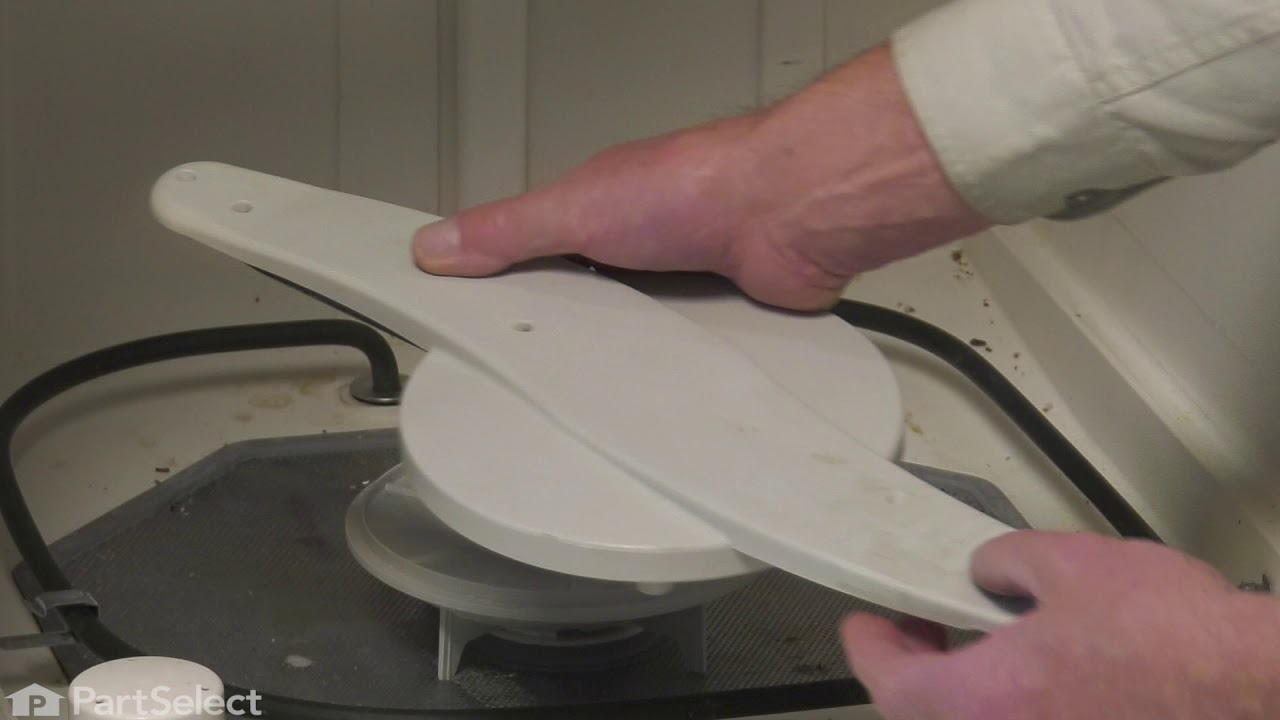 Replacing the Lower Spray Arm - Gray