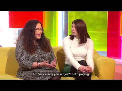 Ffion yn trafod ein hymgyrch Cymraeg ar y teledu | Mind