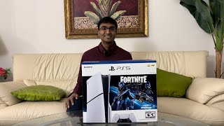 Unboxing the PS5 Slim Fortnite Bundle: my first gaming console since 2011!