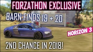 Forzathon Barn Finds 19 + 20 How To Get AGAIN in 2018! Forzathon Barn Finds 19 + 20 Forza Horizon 3