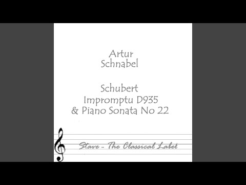 Schubert Impromptu D935 Op 142: No 4 In F Minor