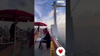 This view and nothing else 🧡 aboard msc cruises with msc friend Alina travelmom #msccruises