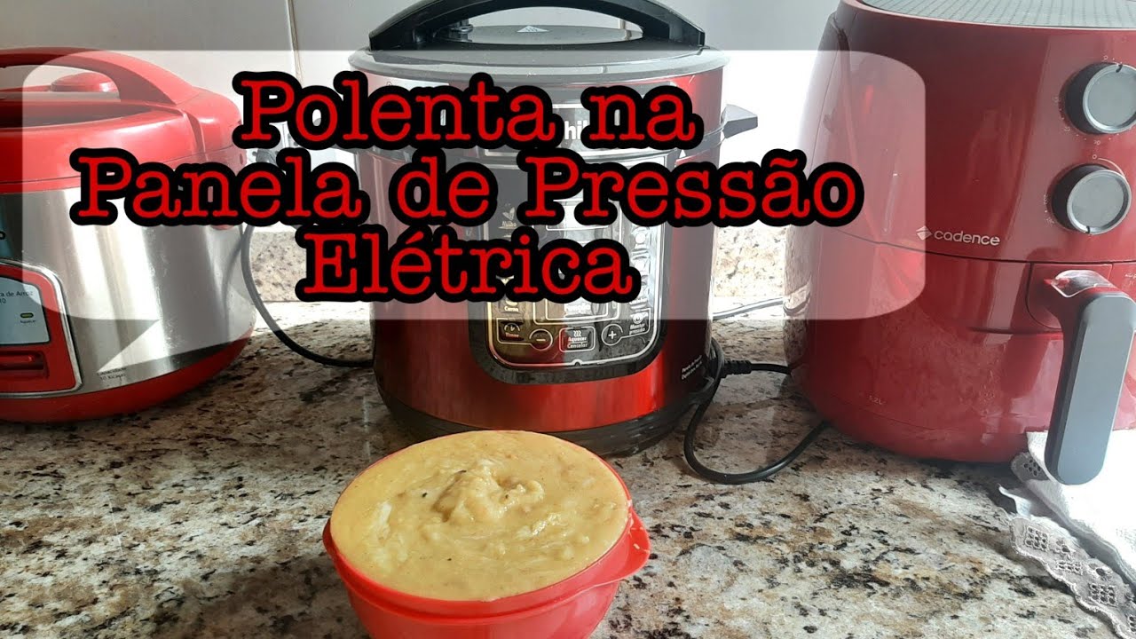 Polenta na Panela de Pressão Elétrica.