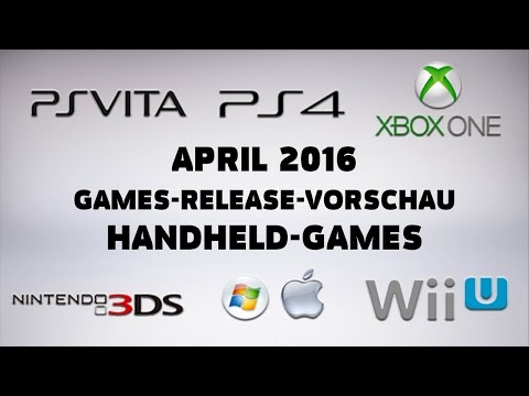 Games-Release-Vorschau - April 2016 - Handheld // powered by Konsolenschnäppchen.de