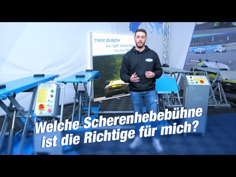 Welche Scherenhebebühne ist die Richtige für mich? - Produktberatung von TWIN BUSCH®