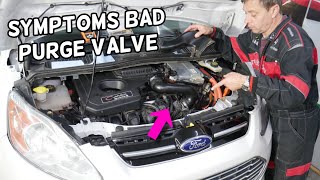 SYMPTOMS OF BAD PURGE CONTROL VALVE FORD C-MAX FORD FUSION LINCOLN MKZ