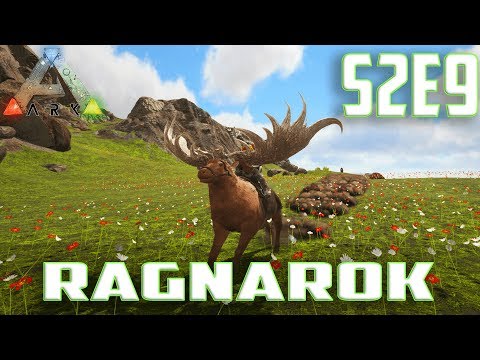 Let's Play ARK: Survival Evolved (Single Player Ragnarok)S2-Ep.9-Mammoth Tame,Megaloceros Taming