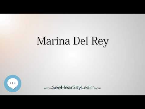 Marina Del Rey (How to Pronounce Cities of the World)💬⭐🌍✅