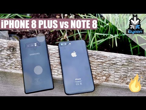 iPhone 8 Plus vs Galaxy Note 8 Comparison