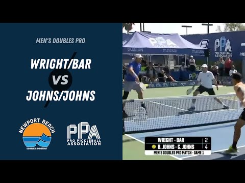 Dekel Bar / Matt Wright vs Collin Johns / Ben Johns -PPA Newport-Winner Bracket Final Pro Pickleball