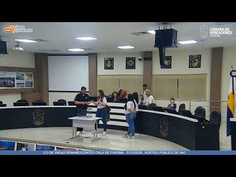 SORTEIO PÚBLICO DE VAGAS REMANESCENTES ORLA DE ITAPEMA - 31/10/2025.